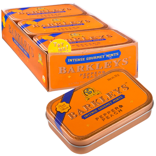 Barkleys Gourmet Pepper & Peach 50G 6st