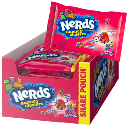 Nerds Gummy Cluster Rainbow 45G 20st