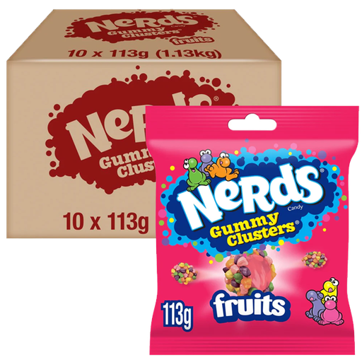 Nerds Gummy Cluster Rainbow 113G 10st