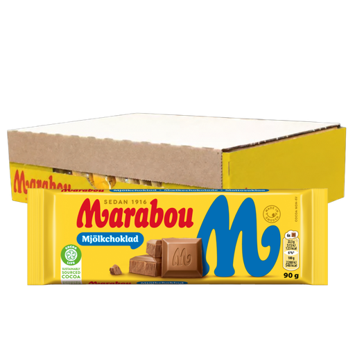 Marabou Mjölchoklad 90g x 24st