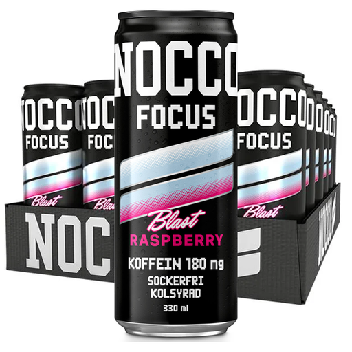 NOCCO Focus 3 Raspberry Blast 24x 33cl