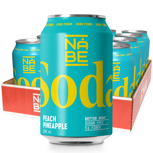 NÅBE Soda Peach/Pineapple 33cl x 12st