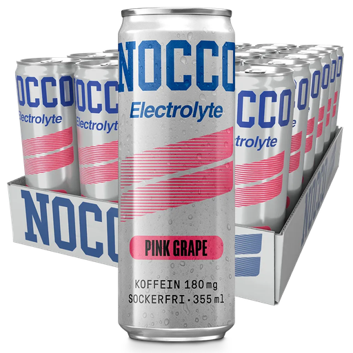 Nocco Electrolyte Pink Grape 33cl x 24st