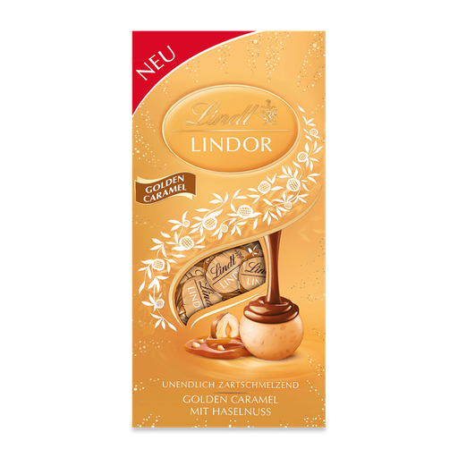 Påse Lindt Lindor Golden Caramel 137g
