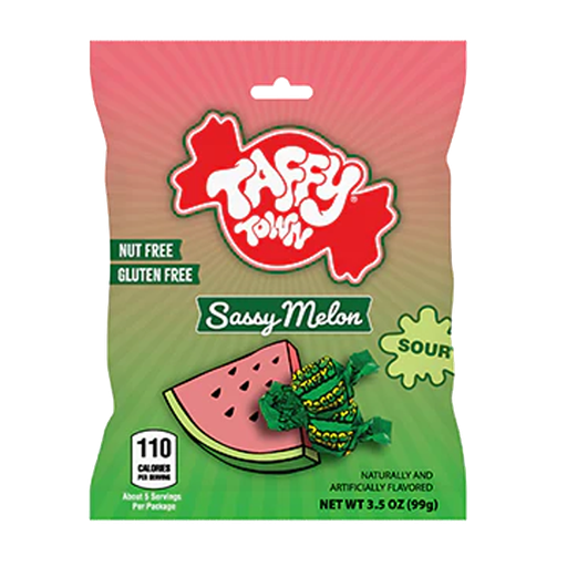 Taffy Town Sassy Sour Melon 99g