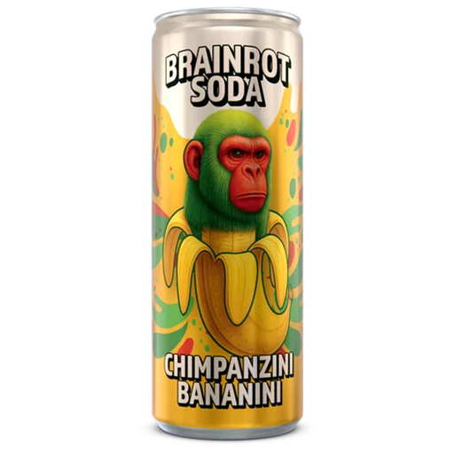 Brainrot Soda Chimpansini Bananini 250ml