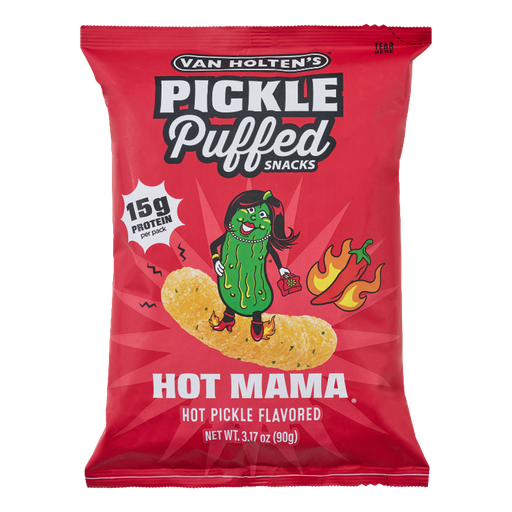 Van Holtens Puffed Snacks Hot Mama 90g