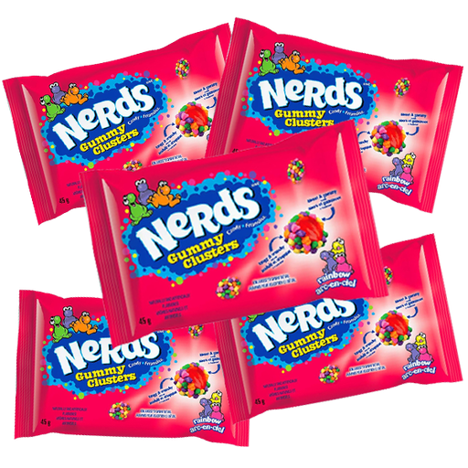 5st Nerds Gummy Cluster Rainbow 45g