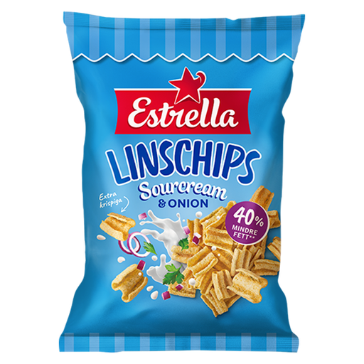 Estrella Linschips Sourcream & Onion 90g