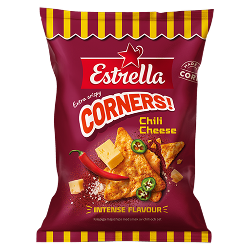 Estrella Corners Chili Cheese 160g
