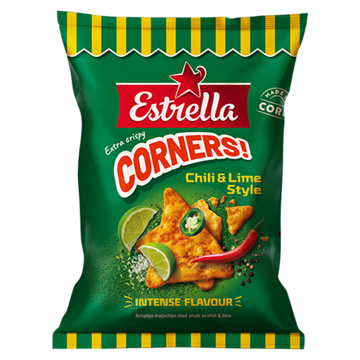 Estrella Corners Chili Lime Style 160g