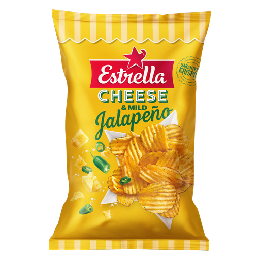 Estrella Cheese & Jalapeno 175g