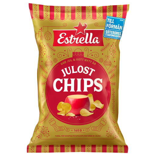 Estrella Julostchips 160g