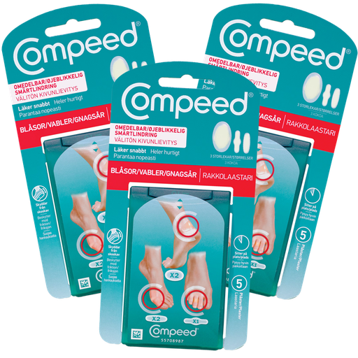 3st - Compeed Skavsårsplåster Mix 5-pack