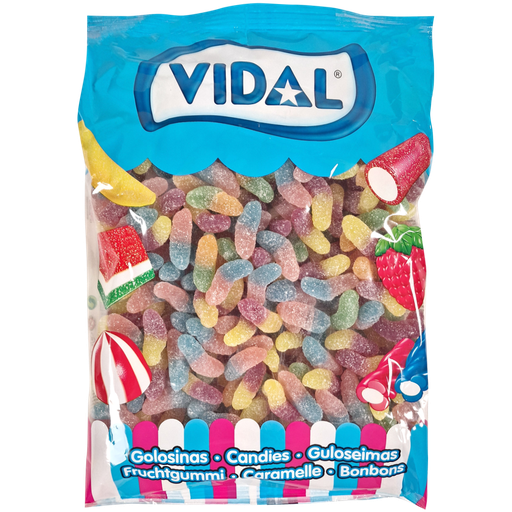 Vidal Sour Mini Worms 1kg