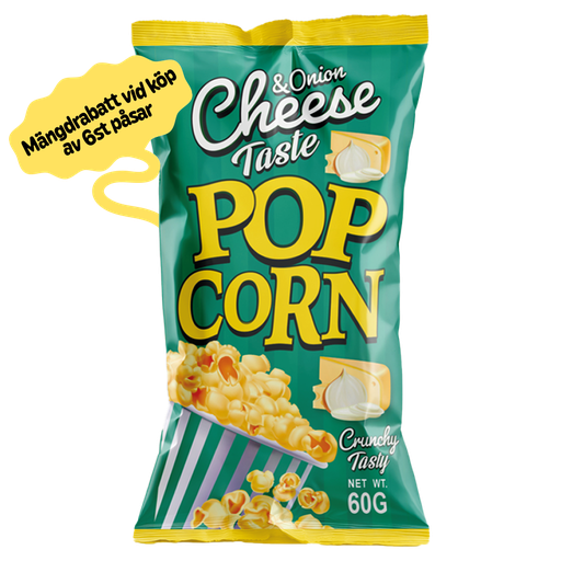 Popcorn Cheese & Onion 60g