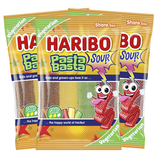 3st - Haribo Pasta Basta Sour 80g