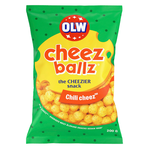 OLW Cheez Ballz Chili Cheez 200g