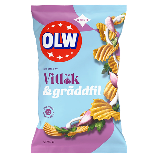 OLW Vitlök & Gräddfil 275g