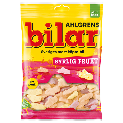 Ahlgrens Bilar Syrlig Frukt 100g