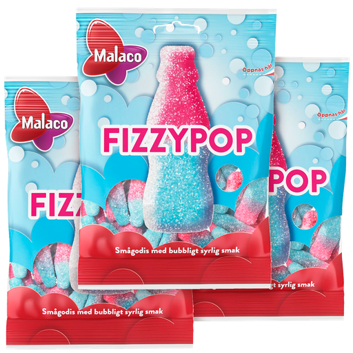 3st - Malaco Fizzypop 85g