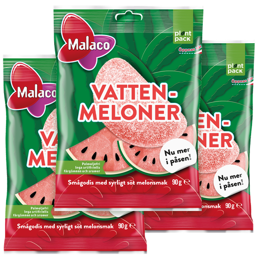 3st - Malaco Vattenmelon 90g