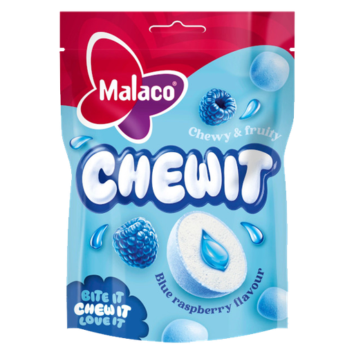 Malaco Chewit Blue Raspberry 115g