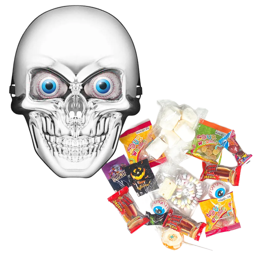 Halloween Candy Mask Silver 175g