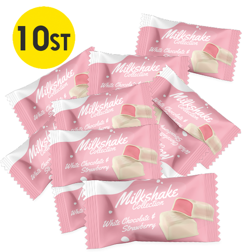 10st - Milkshake White Choco&Strawberry