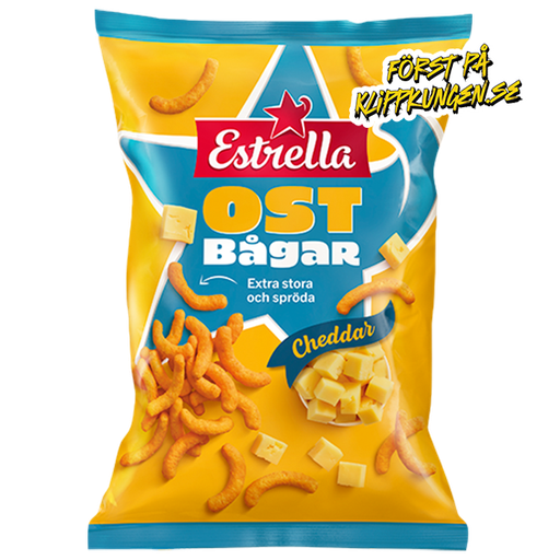 Estrella Ostbågar Cheddar 210g