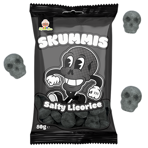 Skummis Salty Licorice 80g