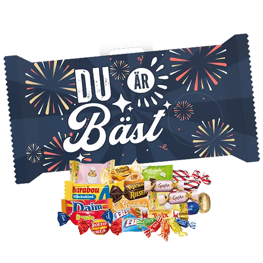 Tivolibox Du Är Bäst Godisblandning 1kg
