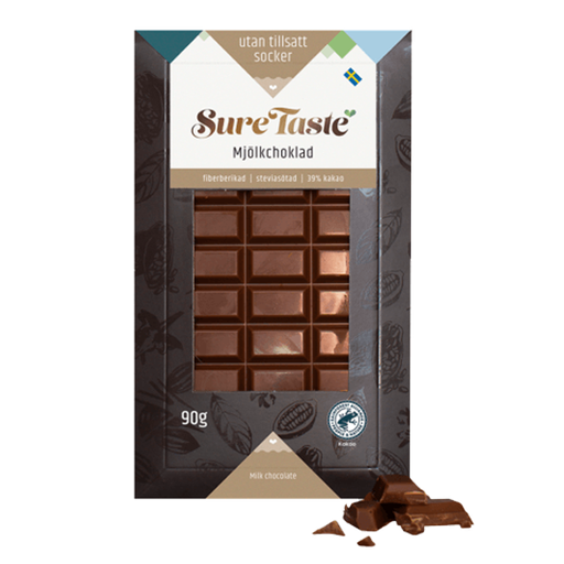 Sure Taste Chokladkaka Mjölkchoklad 90g