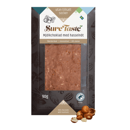 Chokladkaka Hasselnöt 90g