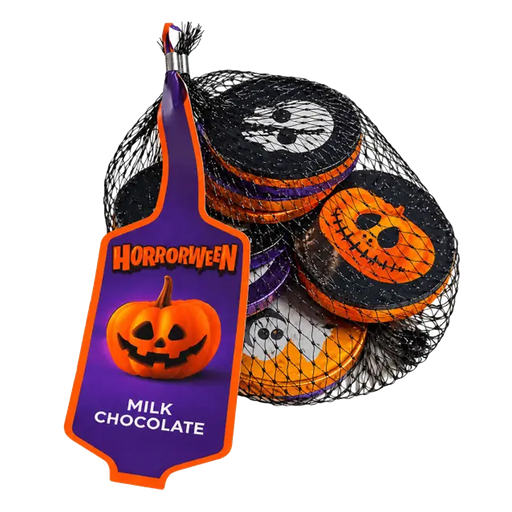 Halloween Chokladmynt i nät 45g