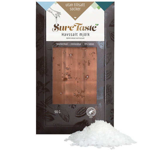 Chokladkaka Mjölkchoklad Havssalt 90g