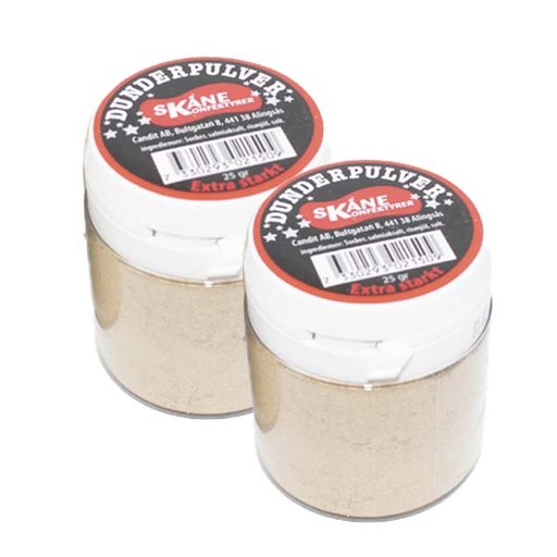 2st - Dunderpulver Extra starkt 25g