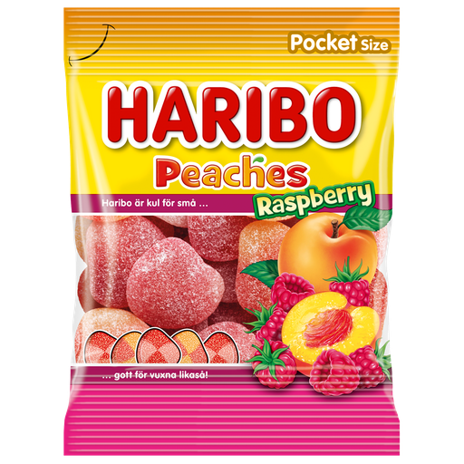 HARIBO Peaches Raspberry 80g