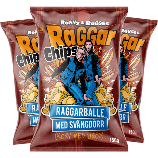3st - Raggarchips Raggarballe 150g