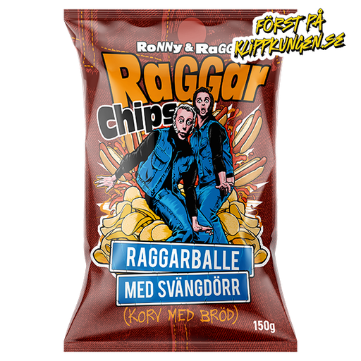 Raggarchips Raggarballe Svängdörr 150g