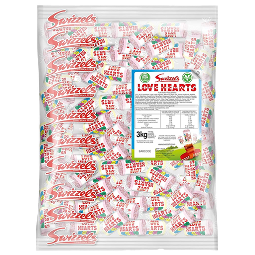Swizzels Love Hearts 3kg