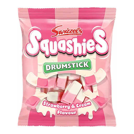 Squashies Strawberry & Cream 140g