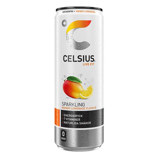 Celsius Mango Lemonade 355ml