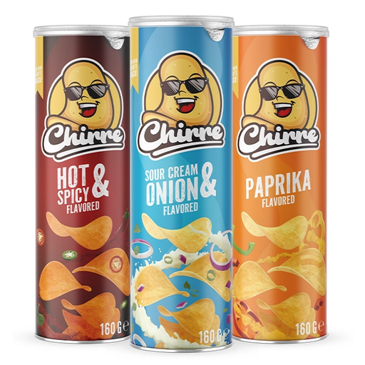 Chirre® Chips Mixat 3-pack