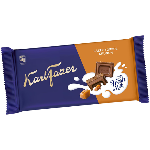 Karl Fazer Salty Toffee Crunch 145g