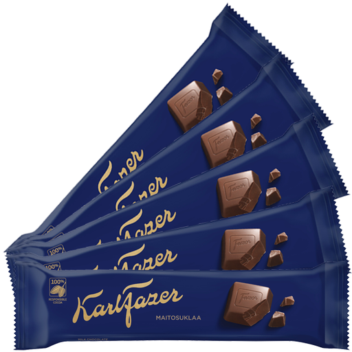 5st - Karl Fazer Mjölkchoklad 39g