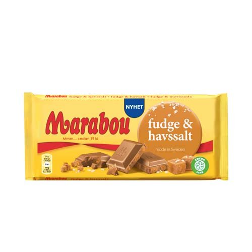 Marabou - FUDGE & HAVSSALT 185 GR