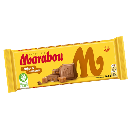 Marabou Fudge havssalt 160g