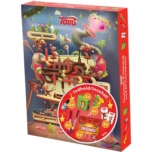 Toms Julfabrik Adventskalender 385g