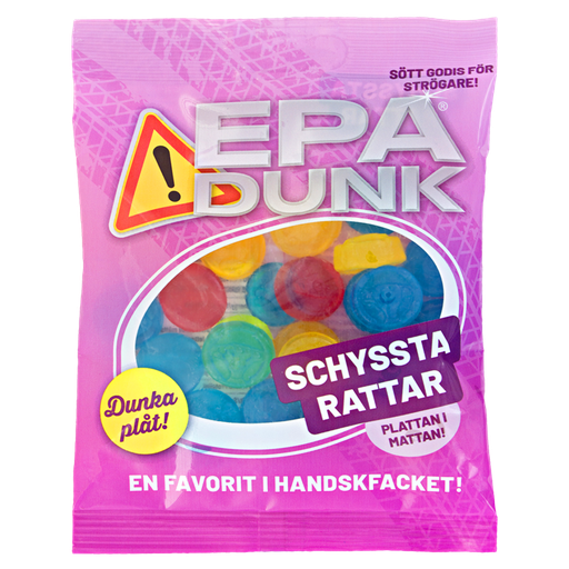 Epa Dunk Schyssta Rattar 80g